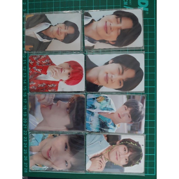 want to sell / want to sale photocard Pc dicon jimin merem, tae merah, suga sakit gigi , tae bunga o