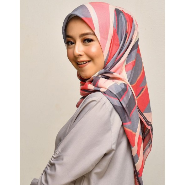 Hijab Kerudung Premium Voal, Bahan Voal Ultrafine - Curve Series