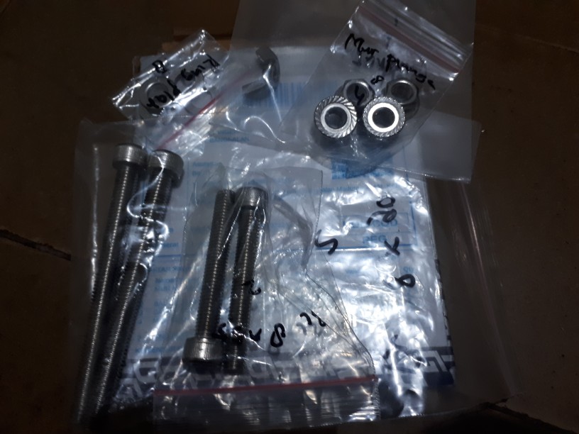 Baut L Stainless M8 X 55