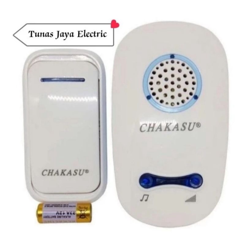 Bell Rumah / Door Bell Wireless (Tanpa Kabel) DC / Menggunakan Baterai