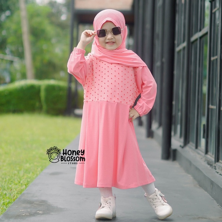 HONEYBLOSSOm gamis bayi polos daily / gamis bayi perempuan 6 12 bulan