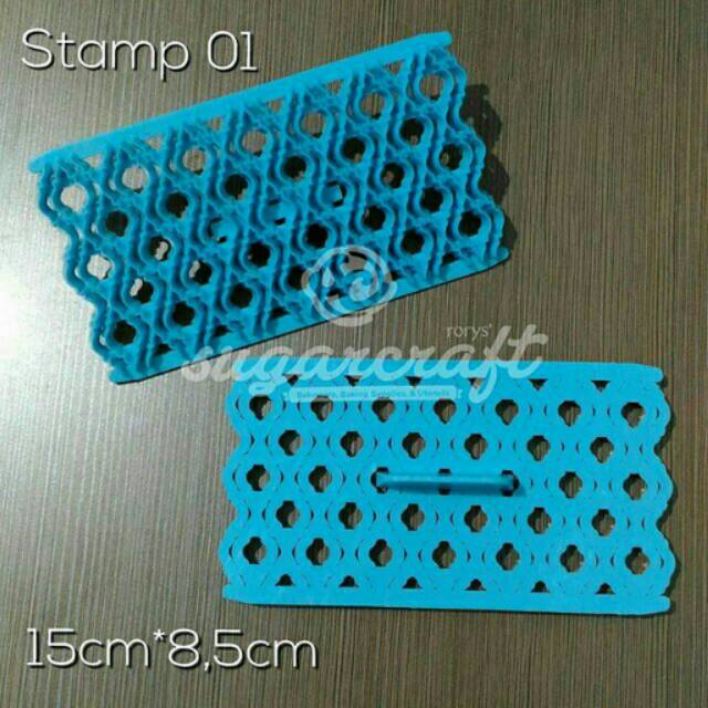 

Stamp atau Emboser Fondant type 01