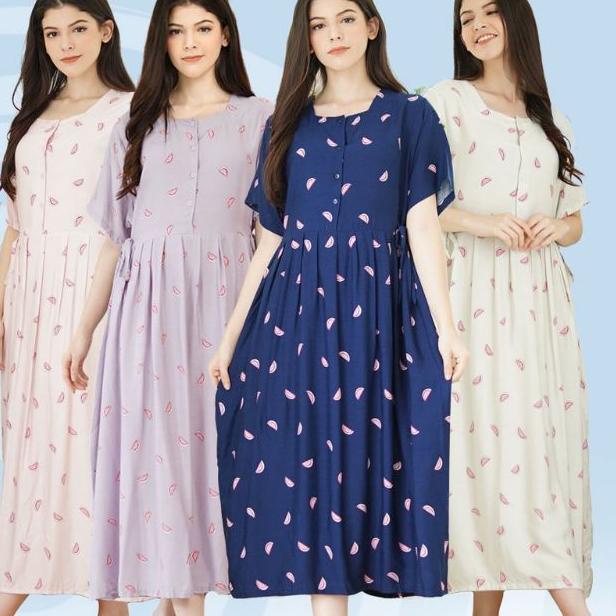 ✰ Oriana Homewear Daster Busui Pendek Calla Series ♥