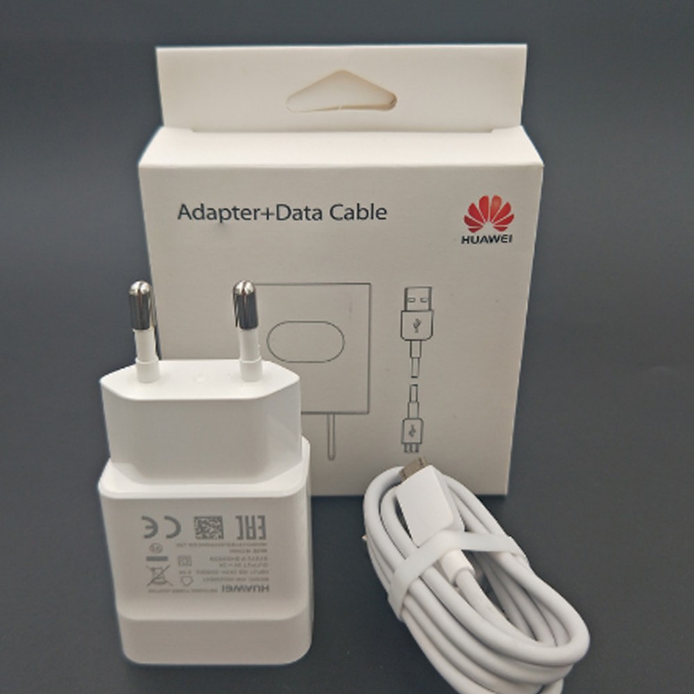 Travel Charger Huawei 5V/2A Kabel Data Micro USB 100cm - Putih