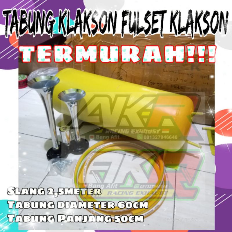 klakson angin fulset tabung ala klakson rk hino ato kereta
