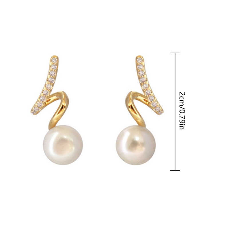 Anting Stud 925 Silver Model Menjuntai Untuk Wanita