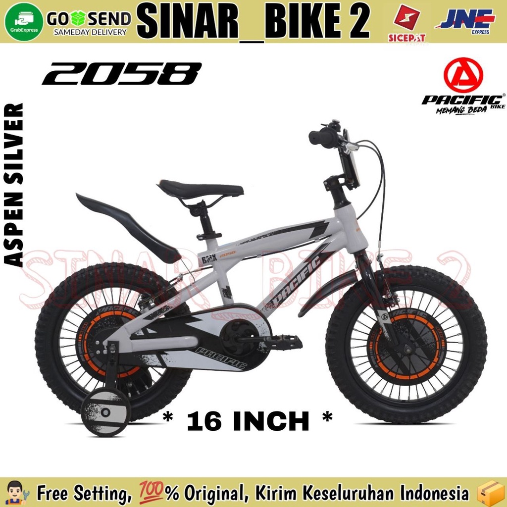 Sepeda Anak Laki-Laki Bmx 12 Inch , 16 Inch dan 18 Inch PACIFIC 2058 Ban 2.40