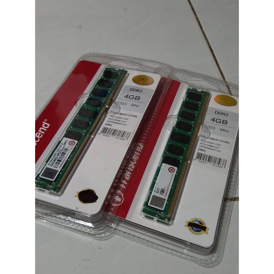 TRANSCEND RDIMM 4GB DDR3 1333Mhz