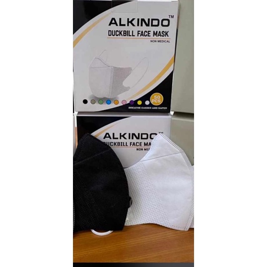 Masker duckbil Alkindo face mask disposable per BOX isi 50pcs