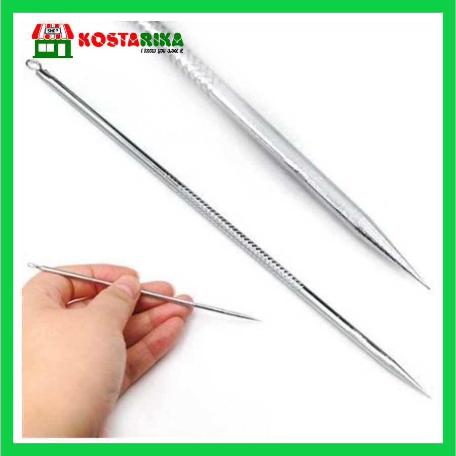 Jarum pembersih komedo Alat Pencet jerawat Pinset Komedo BF 63