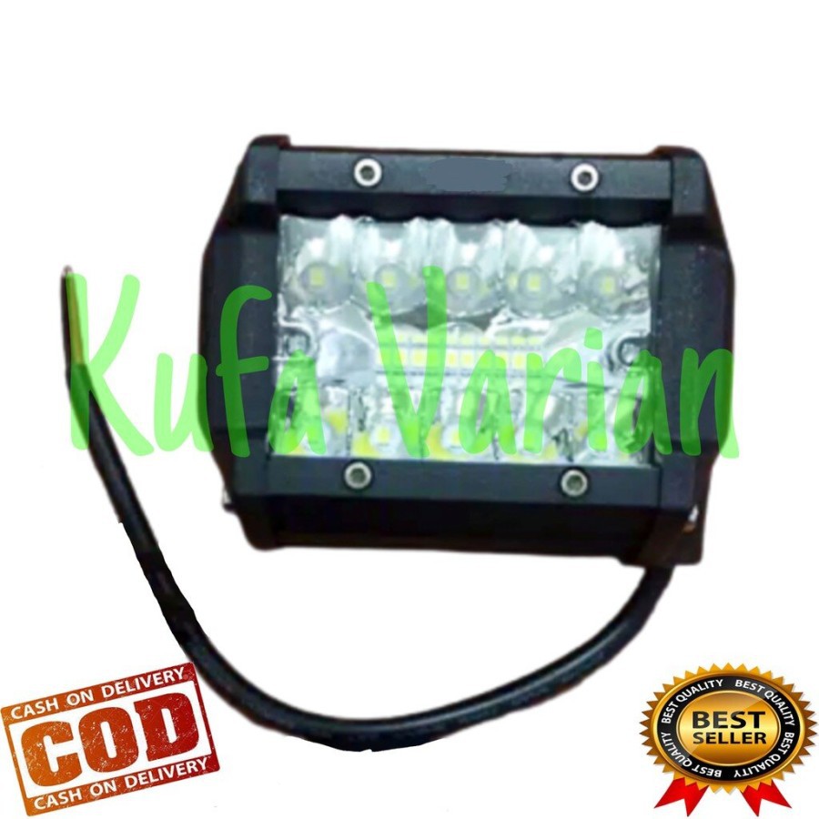 Lampu Tembak Motor Mobil Sorot LED 10 Titik Mata + LED Bar 10 Titik Mata ( 20 Mata ) 20 Watt 4243 vario mio beat nmax xmax lexi aerox adv vixion satria fu ninja byson genio supra kharisma revo spacy fino m3 xeon jupiter z