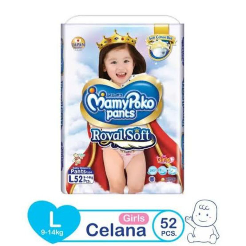 Mamypoko Royal Soft uk L isi 52