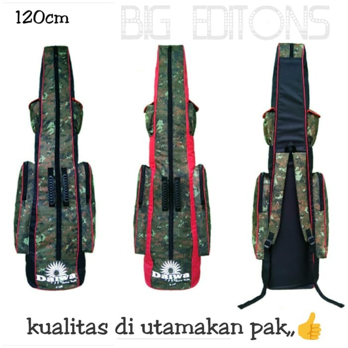 TERMURAH  / PROMO tas pancing DAIWA 120 cm BIG EDITIONS