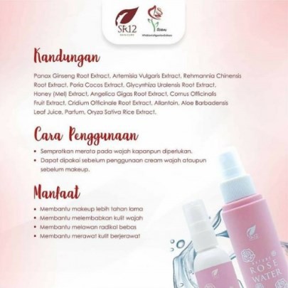 Nature Rose Water sr12 Original 100ml