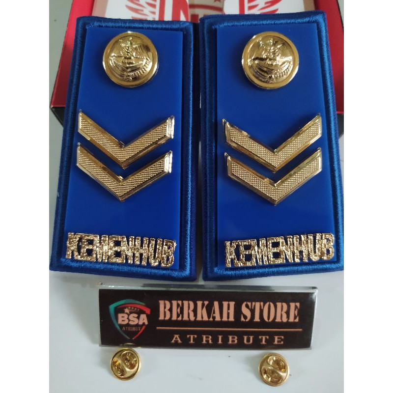 PANGKAT KEMENHUB GOL 2B LIST BIRU - EXCLUSIVE TERBAIK