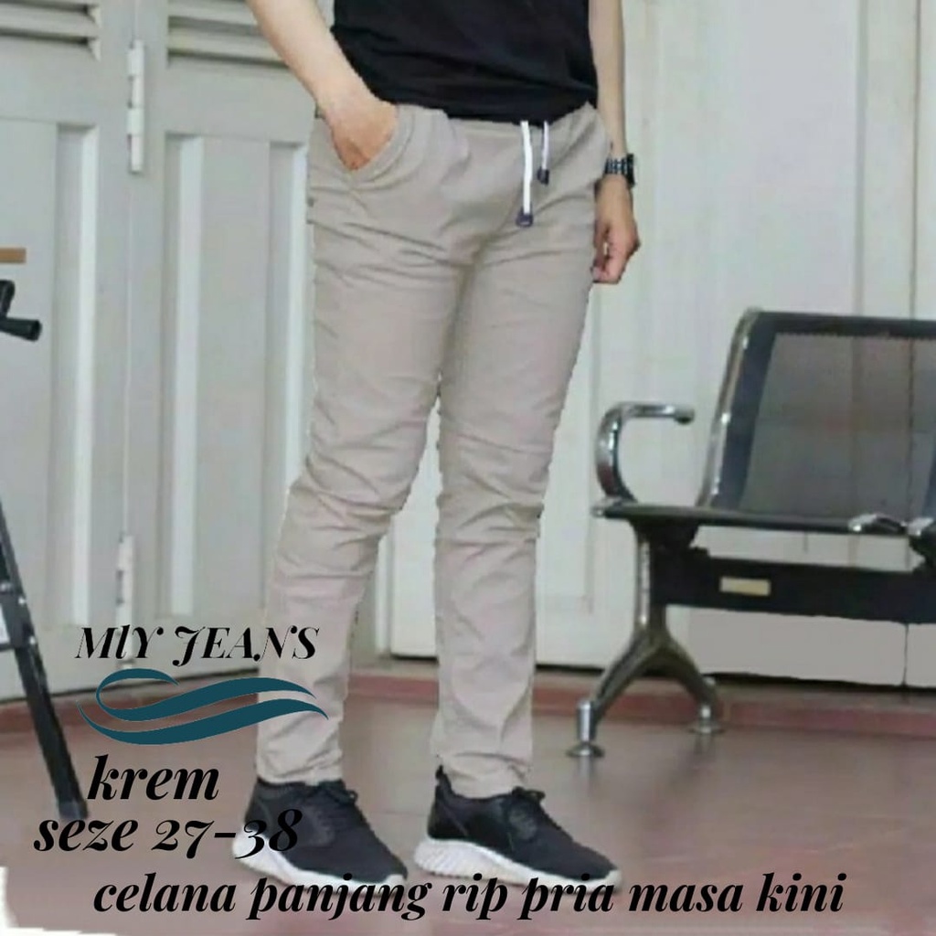 TERNADO -Celana Panjang Pria Denim Regular Non Stretch