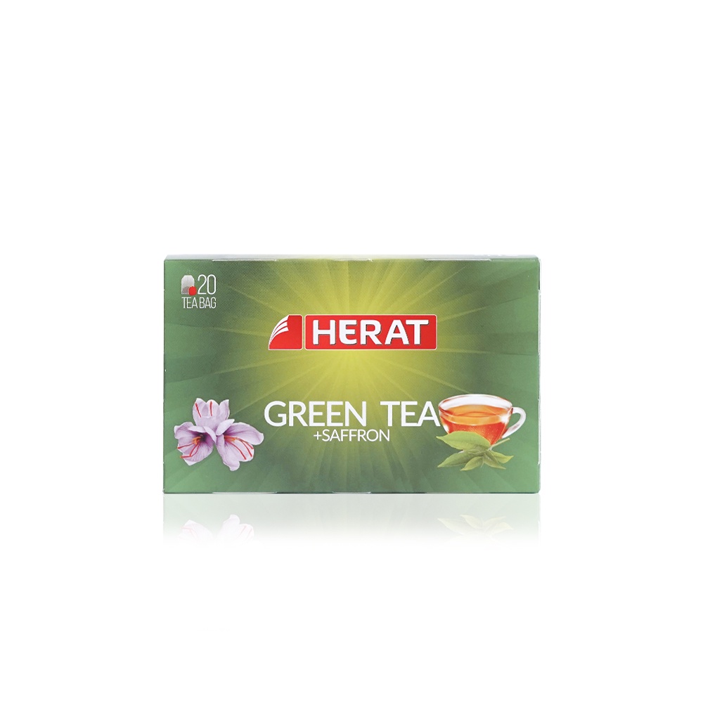 Teh Hijau Saffron Pack Original - Herat Green Tea Saffron