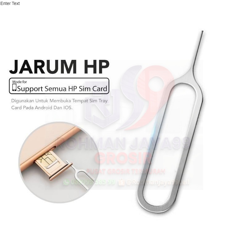 Jarum SIM CARD - Sim card PIN - Tusuk pembuka Simcard 100% ORIGINAL GARANSI RESMI TER MURAH