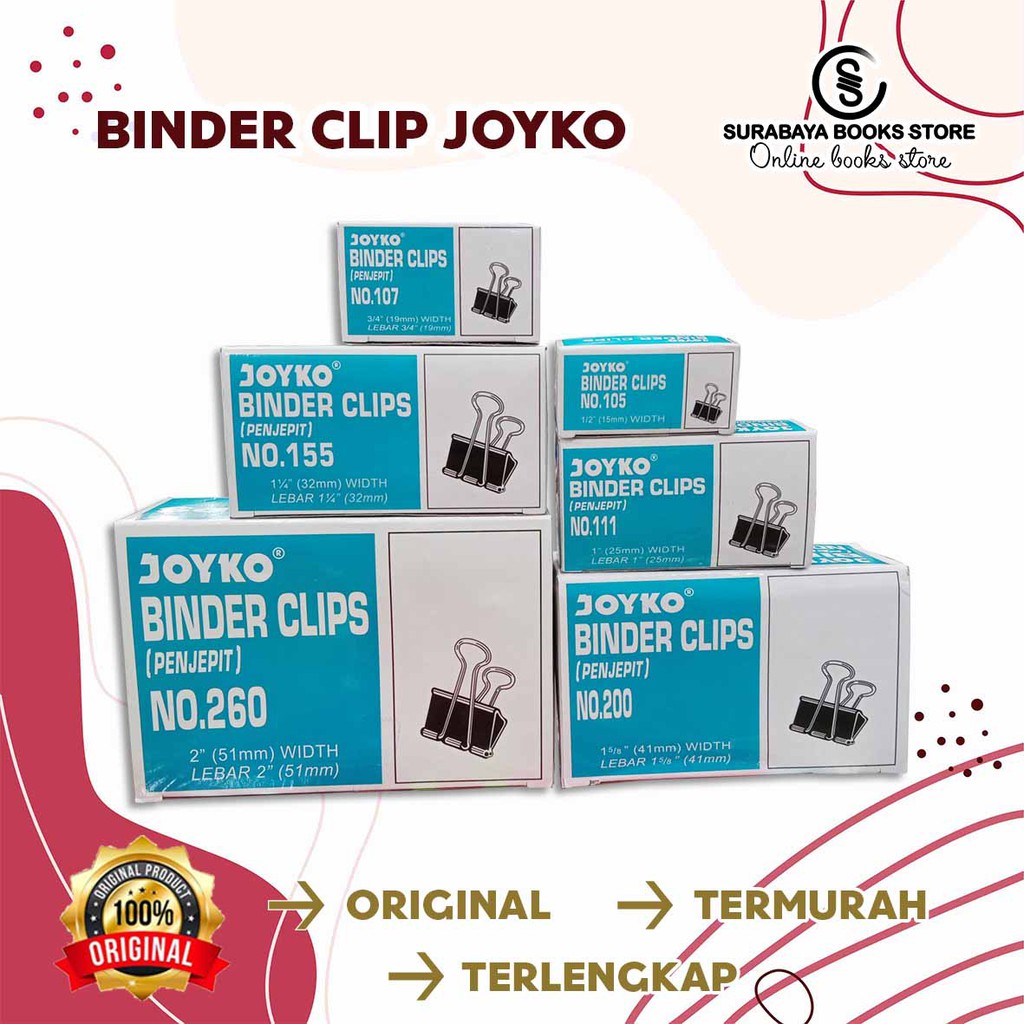 

BINDER CLIP JOYKO PERPAK