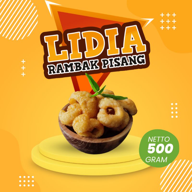 

Lidia Rambak Pisang Premium 500 Gram