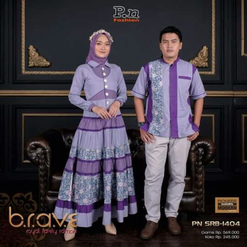 Sarimbit terbaru dr PN FASHION PN SRB-1404 LILAC