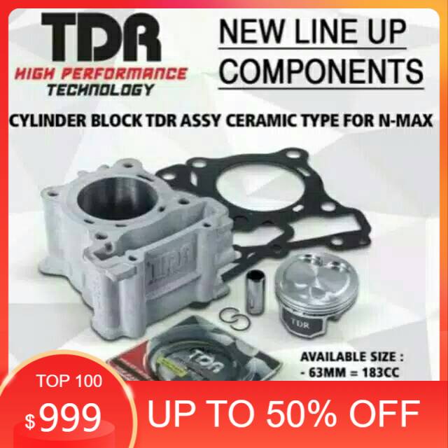 BIG PROMO Paket bore up nmax n-max 62 mm ceramik TDR   *