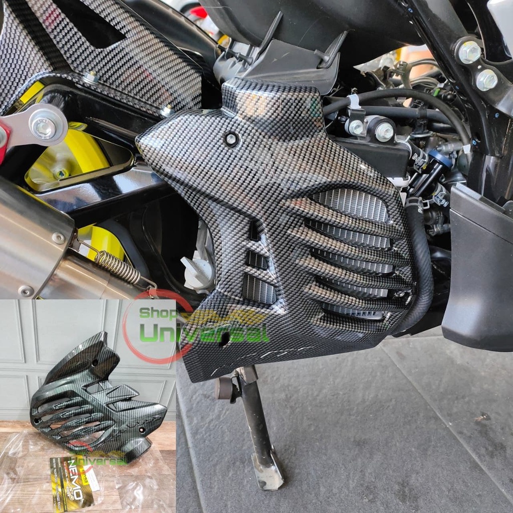 COVER RADIATOR NMAX NEW 2020 2021 CARBON NEMO TUTUP RADIATOR ALL NEW NMAX  2020 2021