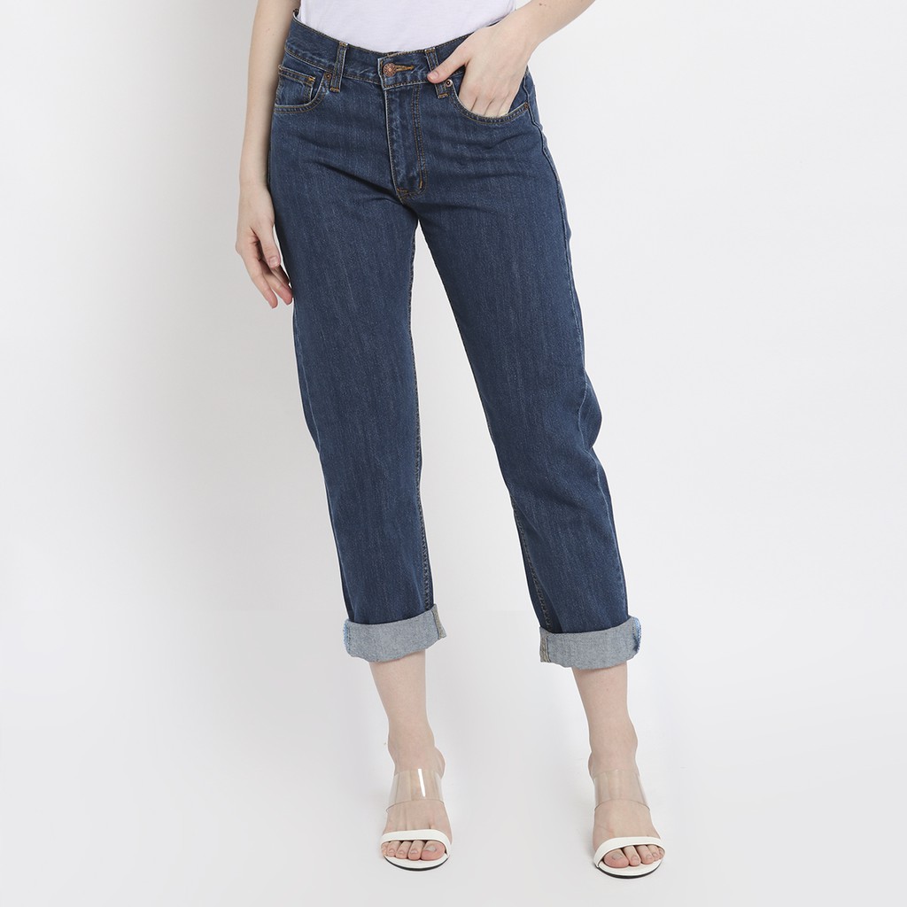 Edwin Ladies Boyfriend  Jeans  Ashley 08 Shopee Indonesia