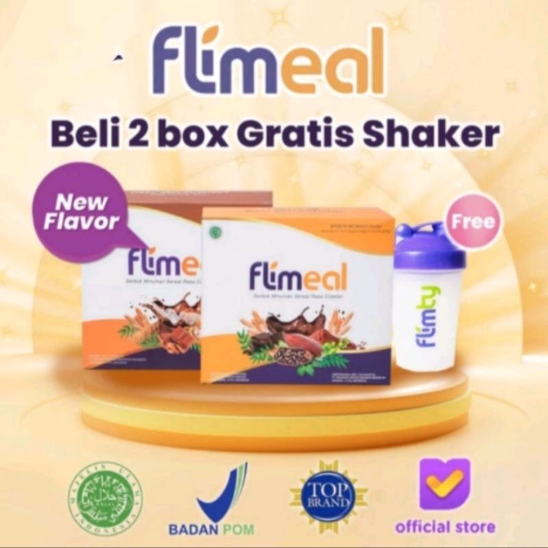 0FLIMEAL MEAL REPLACEMENT FLIMTY FLI MEAL COKLAT PELANGSING