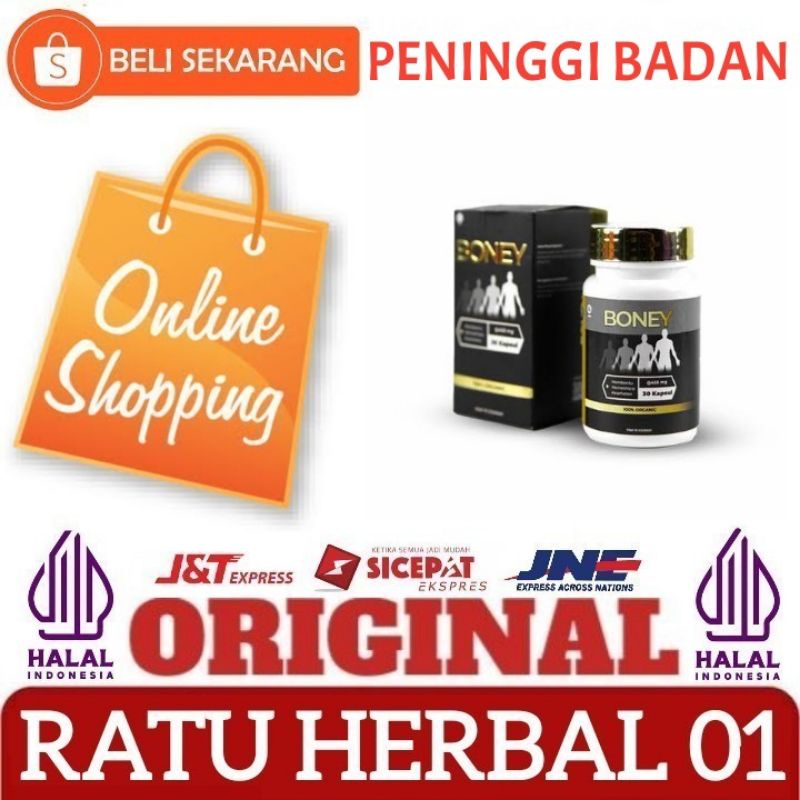 BONEY PENINGGI BADAN HERBAL 100% ORIGINAL NYATA KHASIATNYA