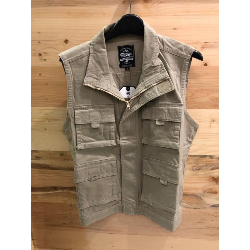 Rompi Tactical Outdoor BigSize Wartawan Lapangan Kerja Sosial Vest Kanvas Pria Jeep