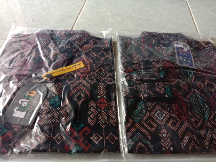 Babedo Kemeja Batik Pria Slim Fit Lengan Pendek Matt Cotton Stretch Premium Batik Seragam