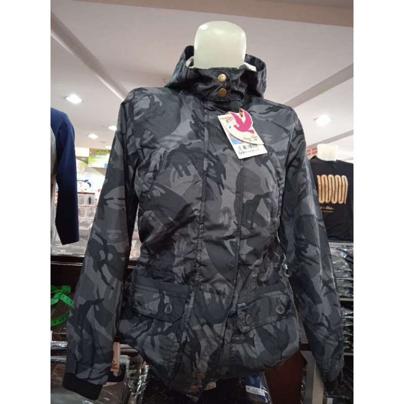 Jaket Ladies Cardinal Army Hitam Abu