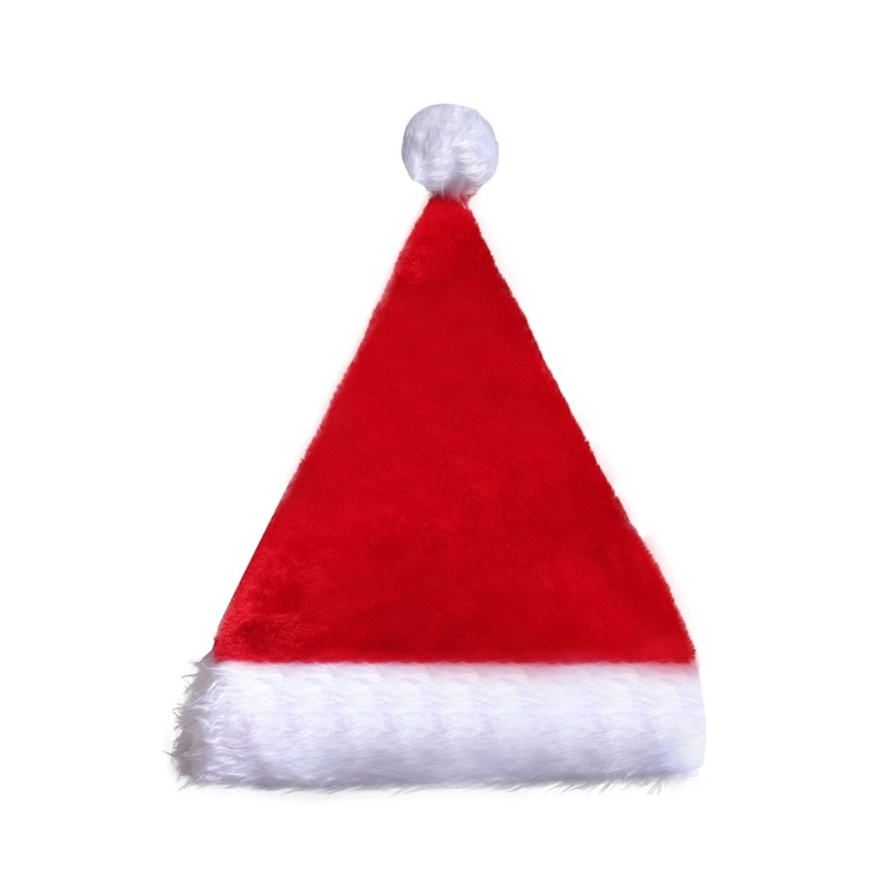 Ornamen Topi Santa Claus Warna Merah Untuk Pesta Natal