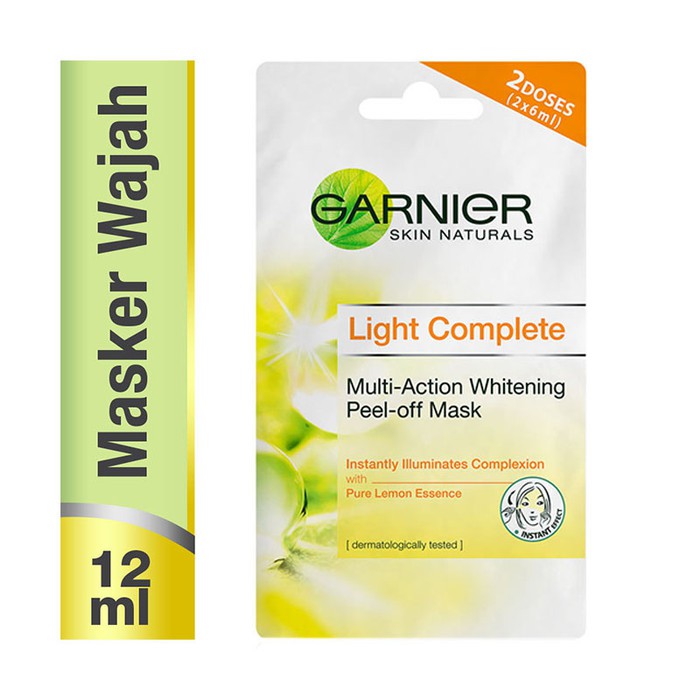  Masker Garnier  Light Complete Multi Action Whitening 