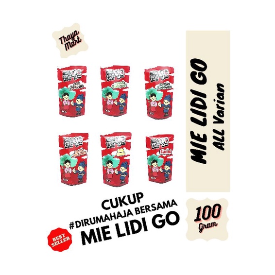 

Mie Lidi Go 100 gram / Mie Lidi Snack Kekinian / Mie Lidi Terlaris