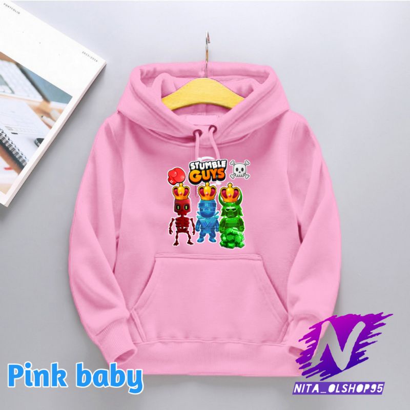 sweater hoodie anak gambar stumble guys