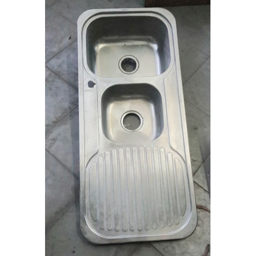 Kitchen Sink/Bak Cuci/wastafel stainless double bekas/second.Khususjakarta.