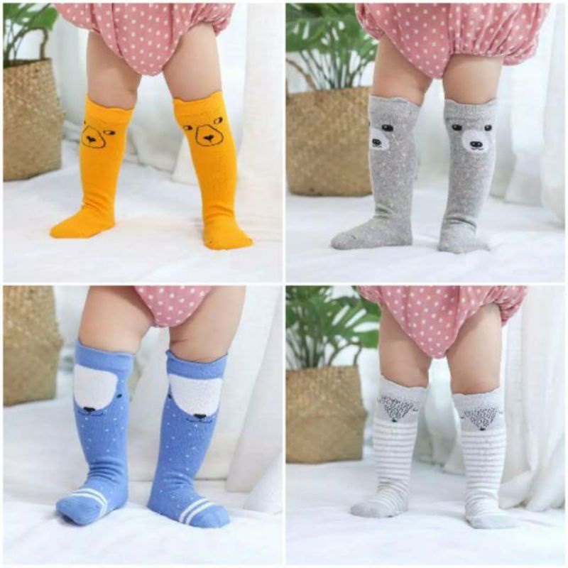 ~ PIYOSHI08 ~ Kaos Kaki ANTI SLIP Anak Bayi Panjang Motif Lucu Kaus Kaki Fashion Korea Socks Import Murah MA47