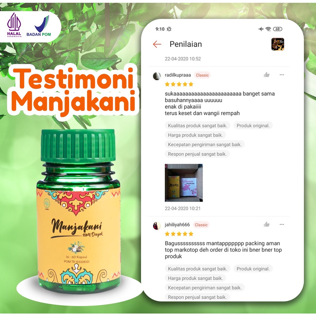 Kapsul Manjakani Dayak - Obat Keputihan Lendir  Miss V Wangi Keset Wanita / Cegah Kista Miom-8