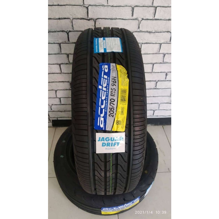 ban mobil ring 15 tubeles ACCELERA ECO PLUSH 205 70 R15 ban luar awet
