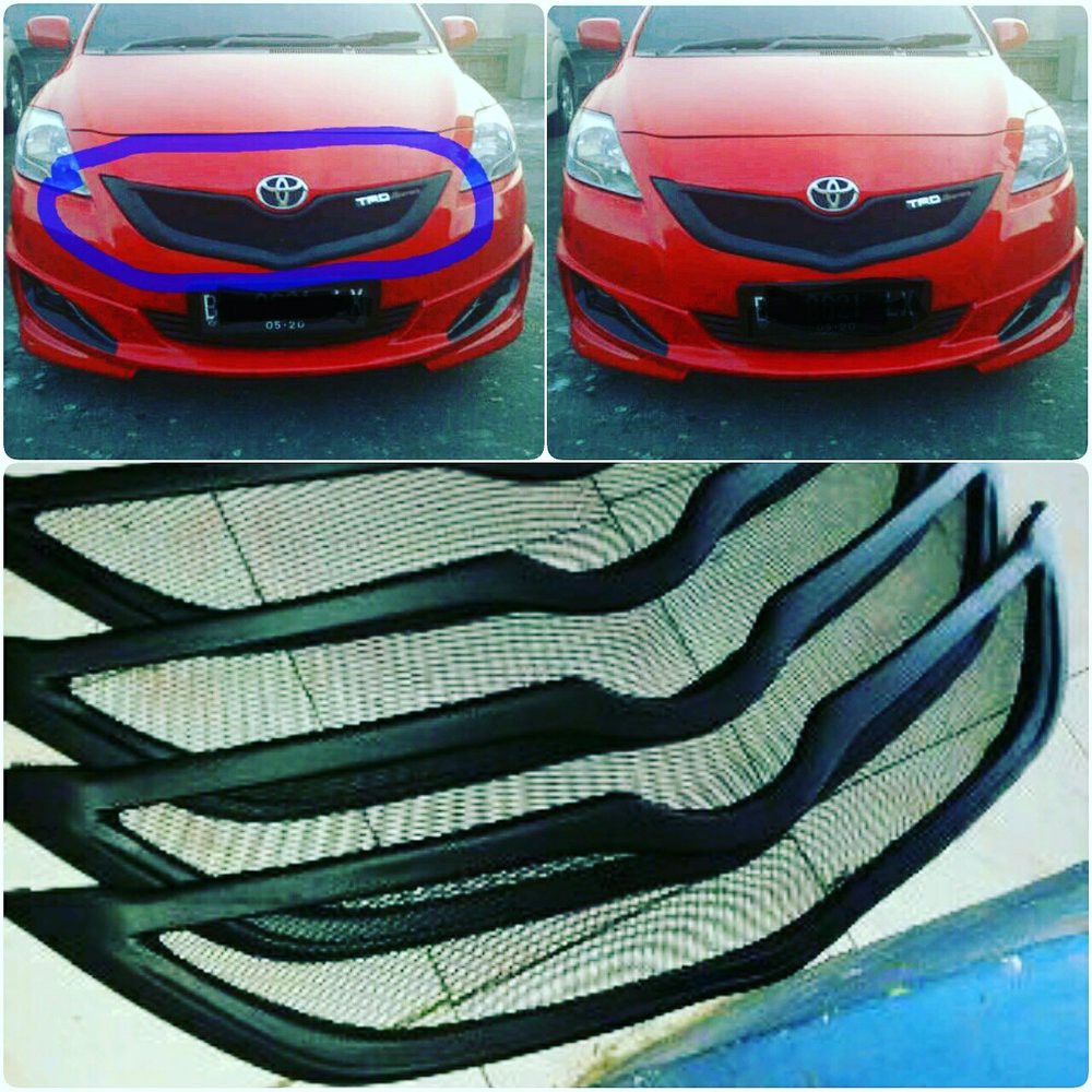 Aksesoris Eksterior Mobil Variasi Modifikasi Hidung Boil Grill