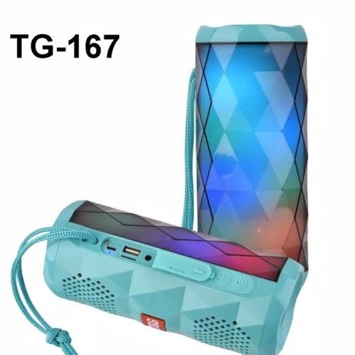 Speaker LED Bluetooth TG-167 Super Bass Speker Wireless Portable