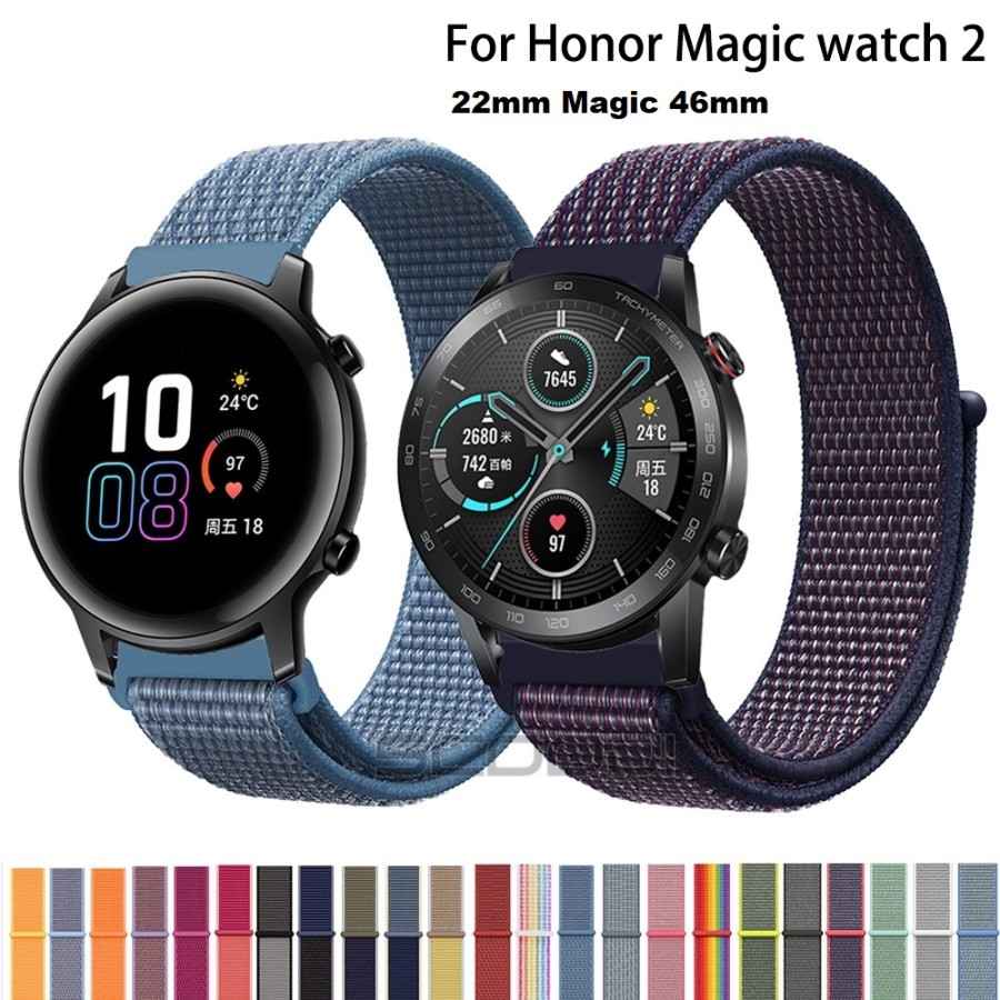 Tali jam nylon strap 22mm band huawei GT Honor Magic 46mm