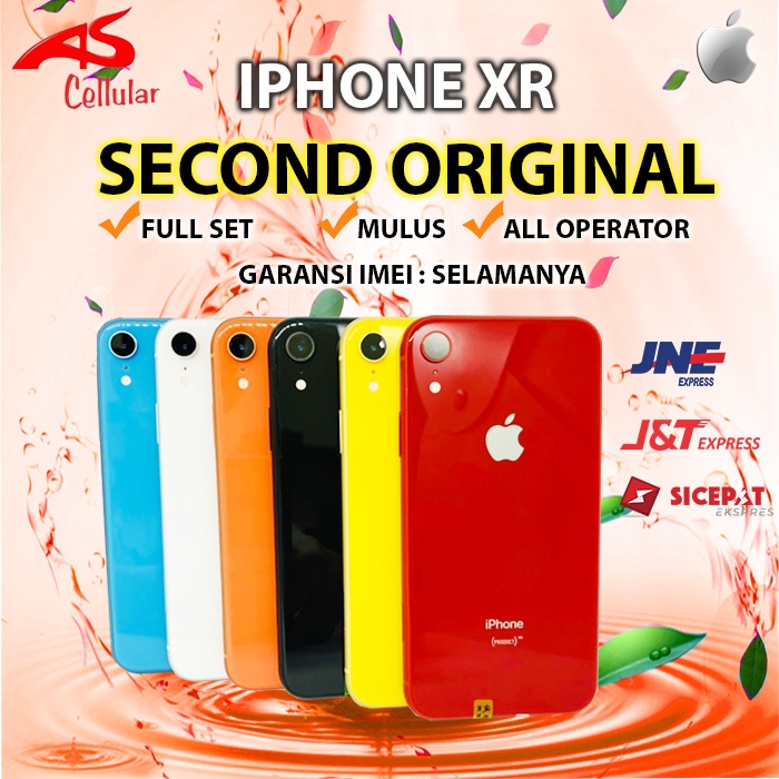 iPHONE XR 256GB SECOND ORIGINAL FULLSET MULUS BERGARANSI