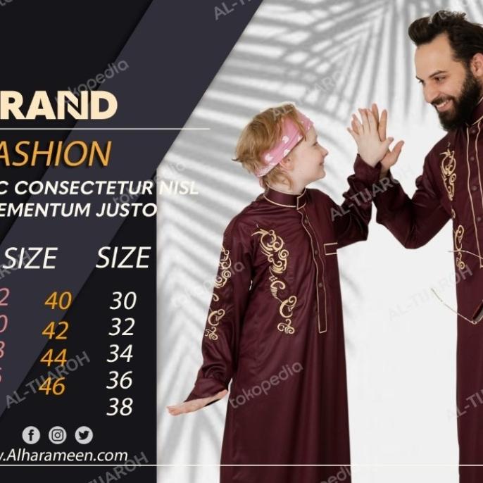 jubah pria Daffa Al-haramain new motif Termurah
