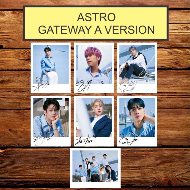 ASTRO GATEWAY ALBUM SIGNED KPOP POLAROID
