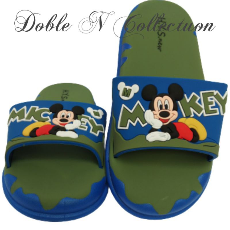 sendal karet full kokop anak-anak karakter kartun mick*y mos*