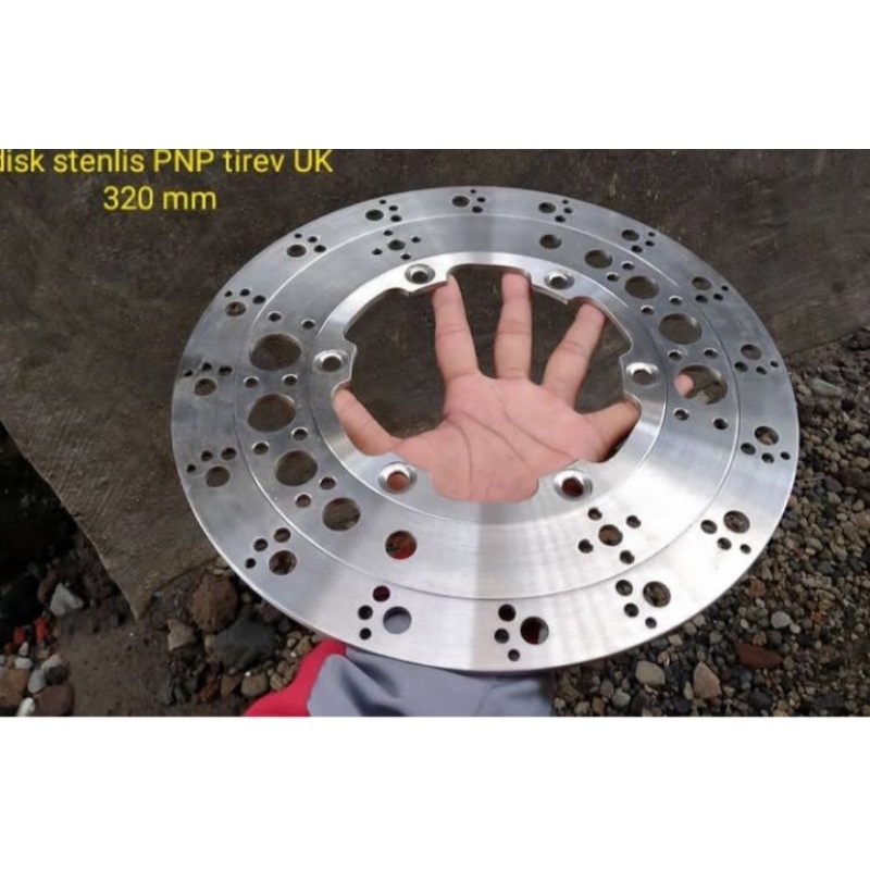 disk/piringan stenlis kumis PNP tirev UK 320 mm