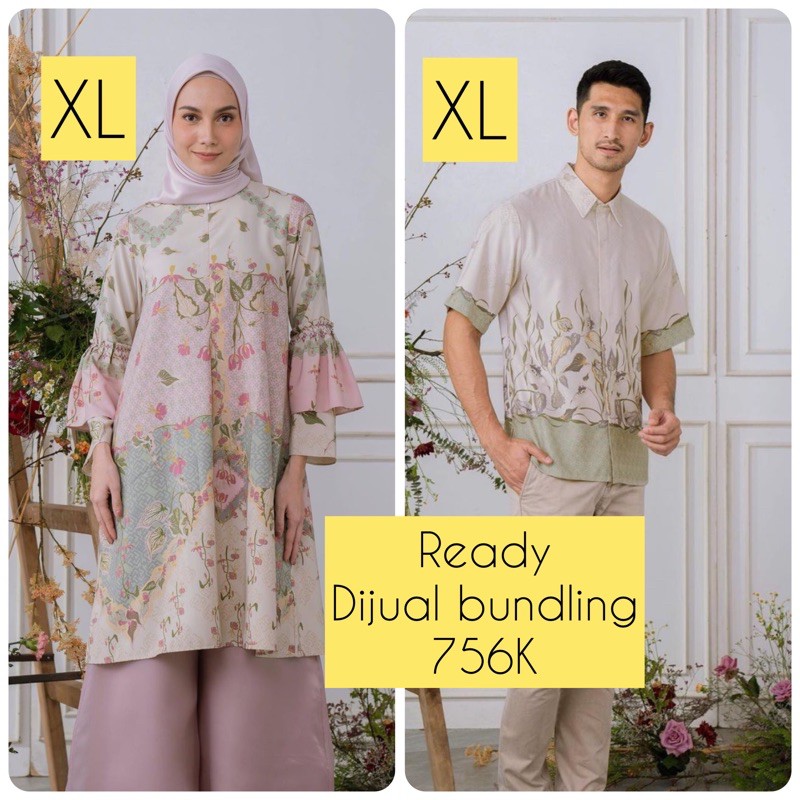 Ready Kirana Tunic Tunik Dusty Pink XL by geulis.id